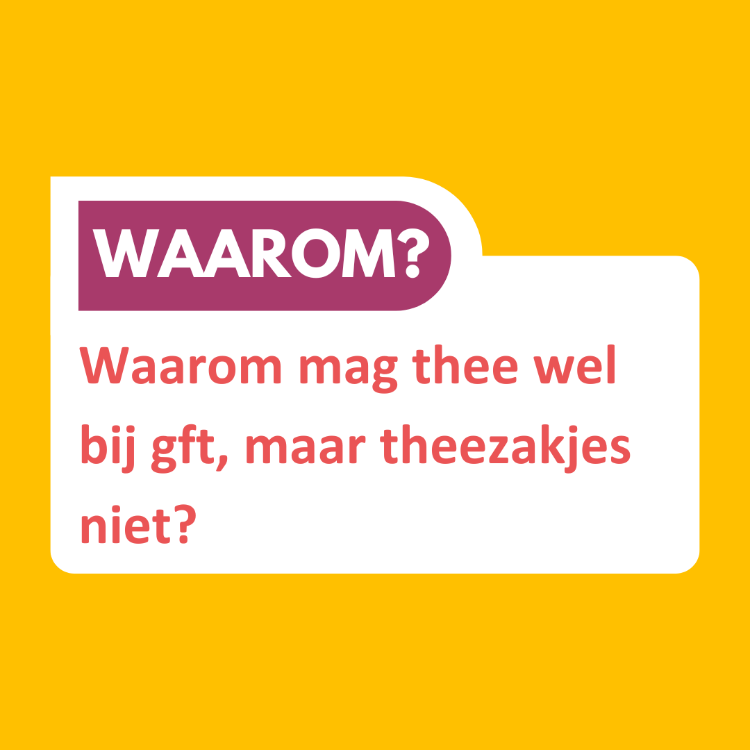 Thee vs theezakjes - waarom