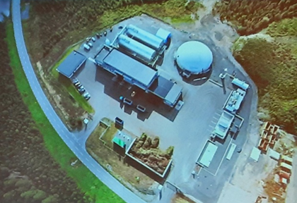 Luchtfoto: biogasinstallatie Jöpköning
