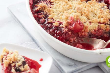 Restjesrecept bosvruchtencrumble